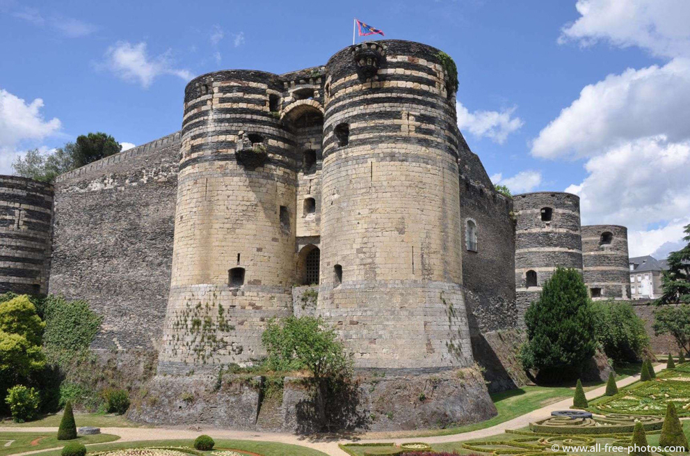 The castle of Angers
